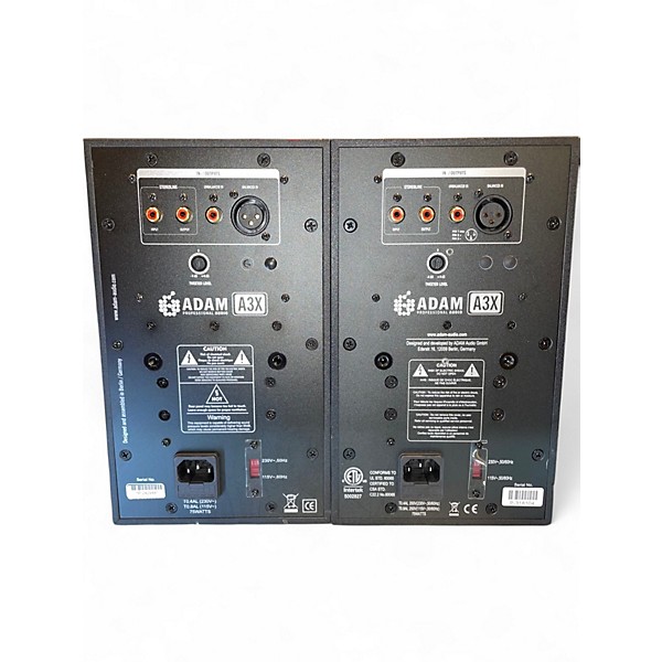 Used ADAM Audio A3X 2-Way Pair Powered Monitor