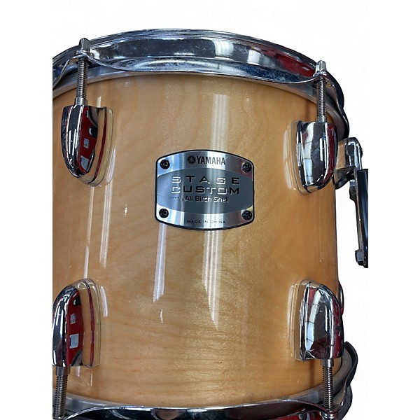 Used Yamaha 4 Piece Stage Custom Natural Drum Kit