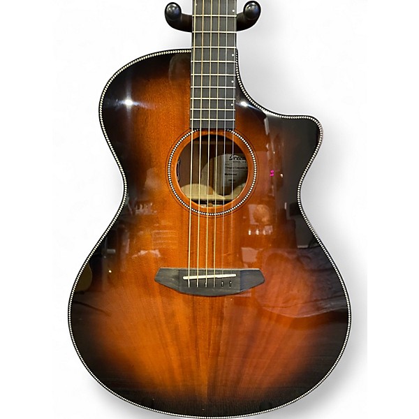 Used Breedlove Oregon Concerto CE Myrtlewood Bourbon Burst Acoustic Electric Guitar