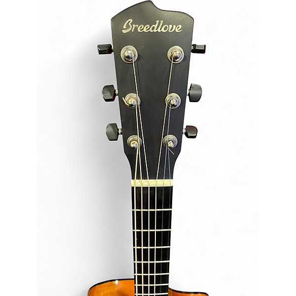 Used Breedlove Oregon Concerto CE Myrtlewood Bourbon Burst Acoustic Electric Guitar
