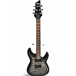 Used Schecter Guitar Research c6 plus Trans Gray Solid Body Electric Guitar