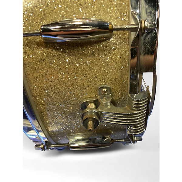 Used Gracy 14in SNARE WHITE SPARKLE Drum