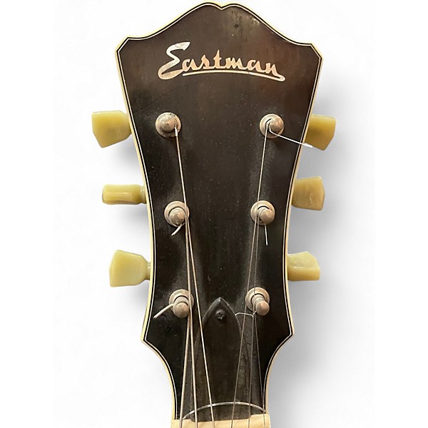 Used 2016 Eastman T59V Amber Hollow Body Electric Guitar