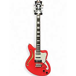 Used D'Angelico Premier Series Bedford SH Fiesta Red Hollow Body Electric Guitar