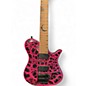 Used Kiesel ZEUS ZX7 CRACKLE HOT PINK Solid Body Electric Guitar