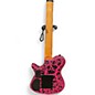 Used Kiesel ZEUS ZX7 CRACKLE HOT PINK Solid Body Electric Guitar