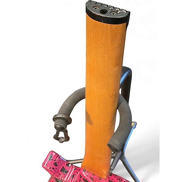 Used Kiesel ZEUS ZX7 CRACKLE HOT PINK Solid Body Electric Guitar