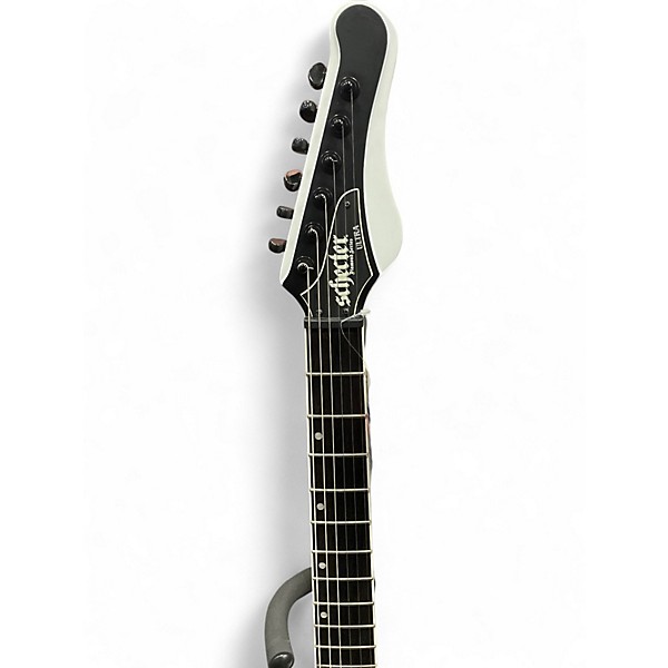 Used Schecter Guitar Research ULTRA  Alpine White Solid Body Electric Guitar