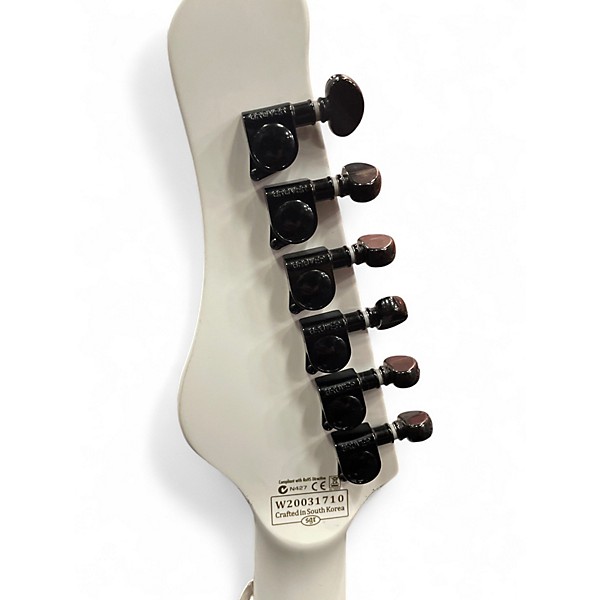 Used Schecter Guitar Research ULTRA  Alpine White Solid Body Electric Guitar