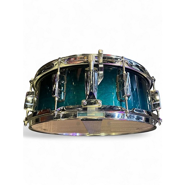 Used Mapex 5X14 Meridian Snare Blue Drum