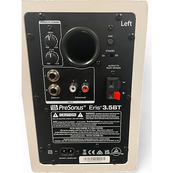 Used PreSonus eris 3.5BT Powered Monitor