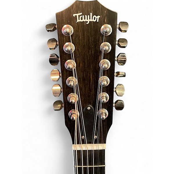 Used Taylor 458e Natural 12 String Acoustic Electric Guitar