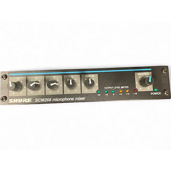SHURE SCM268 マイクミキサー Amazon.com: Shure SCM268 4-Channel Microphone Mixer (12V