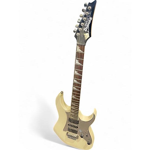 Used Ibanez GRG150DX Pearl White Solid Body Electric Guitar