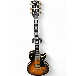 Vintage 1992 Gibson Les Paul Custom Tobacco Burst Solid Body Electric Guitar