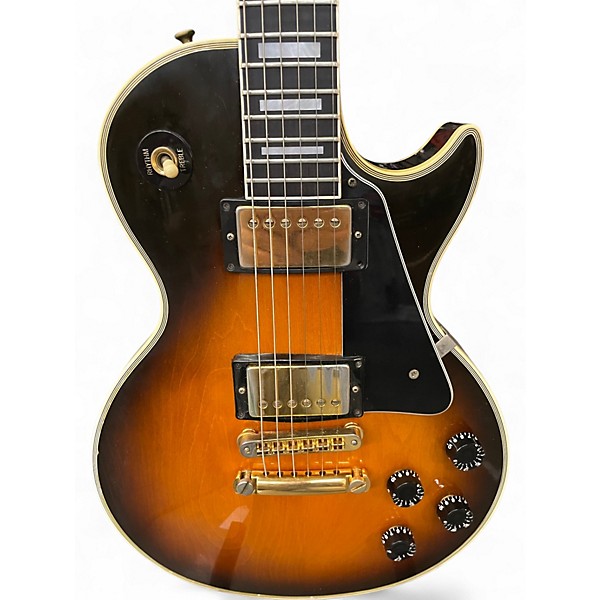 Vintage 1992 Gibson Les Paul Custom Tobacco Burst Solid Body Electric Guitar