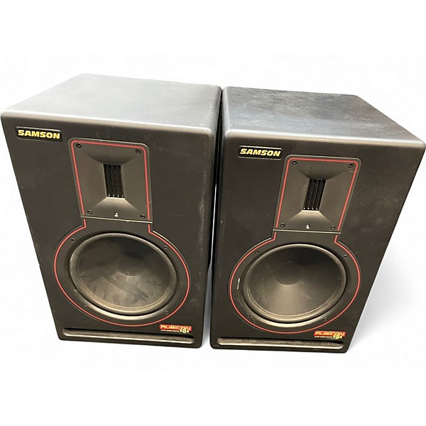 Used Samson RUBICON R8A PAIR Powered Monitor