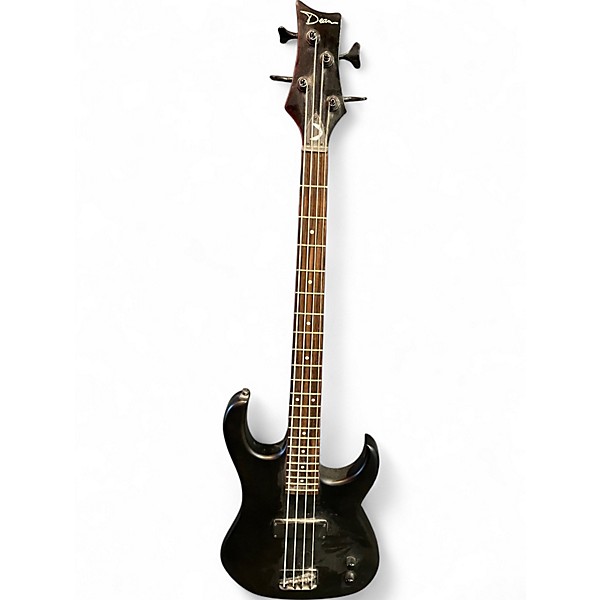 Used Dean Edge 9 Black Electric Bass Guitar
