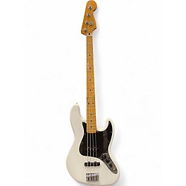 Used 2024 Fender Player Jazz Bass Olympic White Electric Bass Guitar