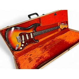 Vintage 1964 Fender STRATOCASTER Sunburst Solid Body Electric Guitar