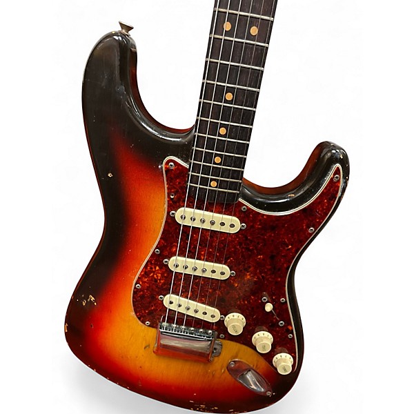 Vintage 1964 Fender STRATOCASTER Sunburst Solid Body Electric Guitar