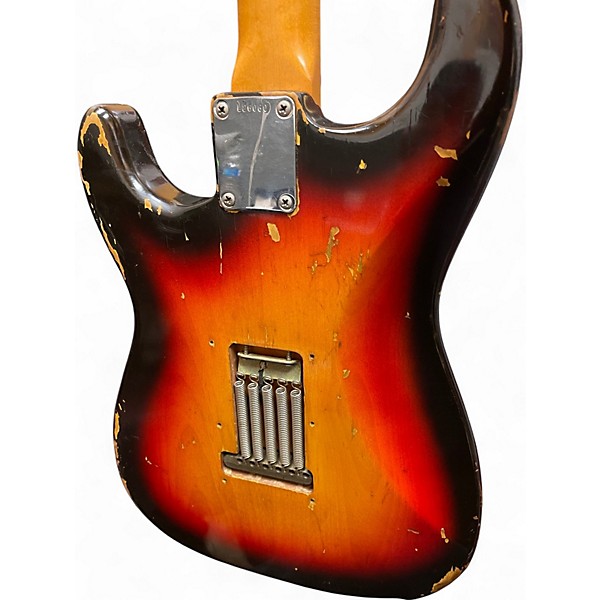 Vintage 1964 Fender STRATOCASTER Sunburst Solid Body Electric Guitar