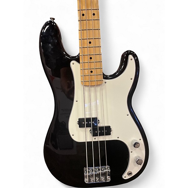 Used Fender Player Precision Bass Black Electric Bass Guitar