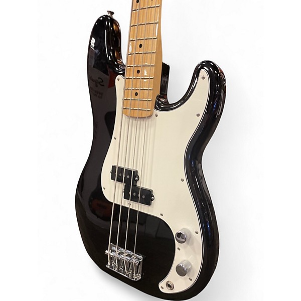 Used Fender Player Precision Bass Black Electric Bass Guitar