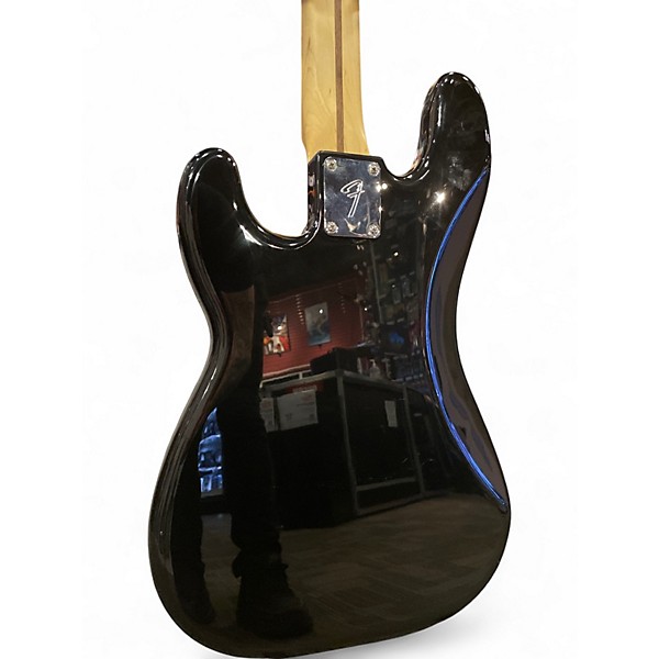 Used Fender Player Precision Bass Black Electric Bass Guitar