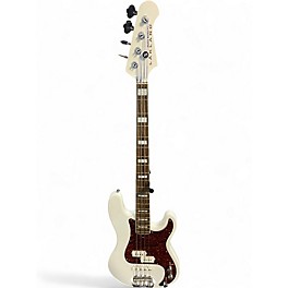 Used Lakland 44-64 Custom White Electric Bass Guitar