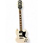 Used 2022 Epiphone Les Paul Custom SG Alpine White Solid Body Electric Guitar thumbnail