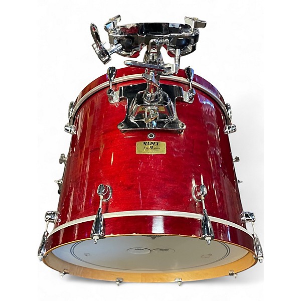 Used Mapex 4 Piece PRO M SERIES 4 PIECE SHELL PACK RED Drum Kit