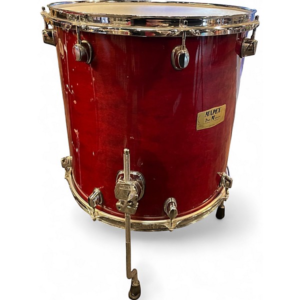 Used Mapex 4 Piece PRO M SERIES 4 PIECE SHELL PACK RED Drum Kit