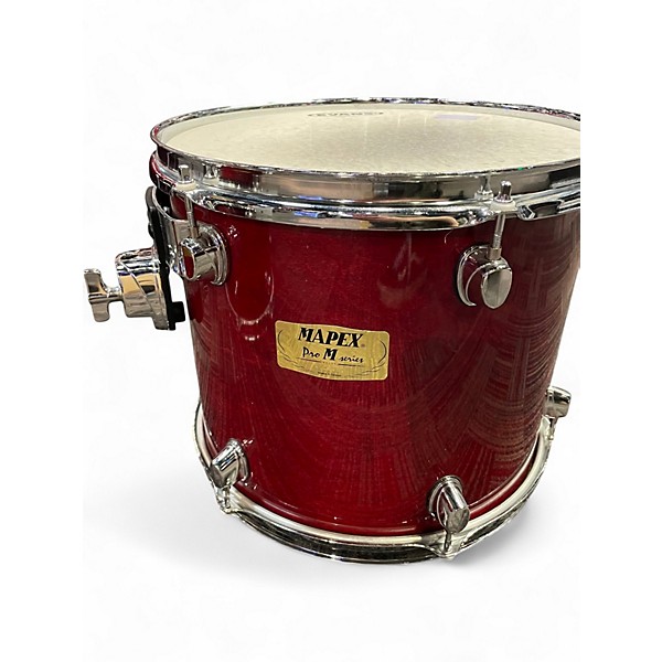 Used Mapex 4 Piece PRO M SERIES 4 PIECE SHELL PACK RED Drum Kit