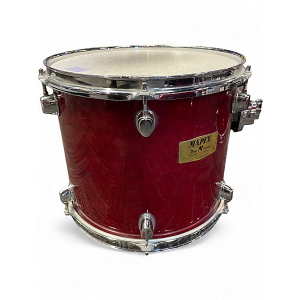 Used Mapex 4 Piece PRO M SERIES 4 PIECE SHELL PACK RED Drum Kit