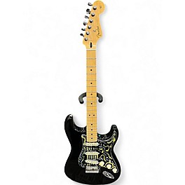 Used Fender Player Stratocaster Black Solid Body Electric Guitar