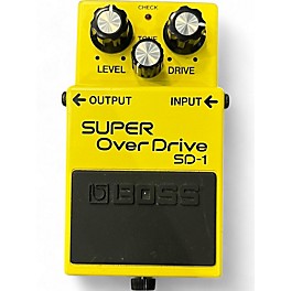 Used BOSS SD1 Super Overdrive Effect Pedal