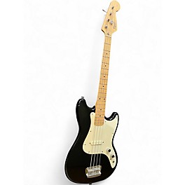 Used Squier Bronco Black Electric Bass Guitar