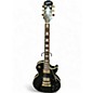 Used Epiphone Les Paul Custom Black Solid Body Electric Guitar thumbnail