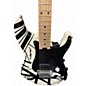 Used EVH Striped Series Black and White Solid Body Electric Guitar