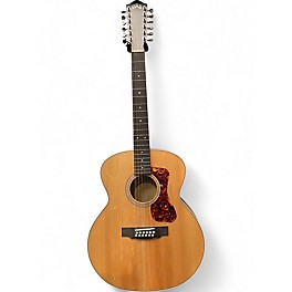 Used Guild f25 12e Natural 12 String Acoustic Electric Guitar