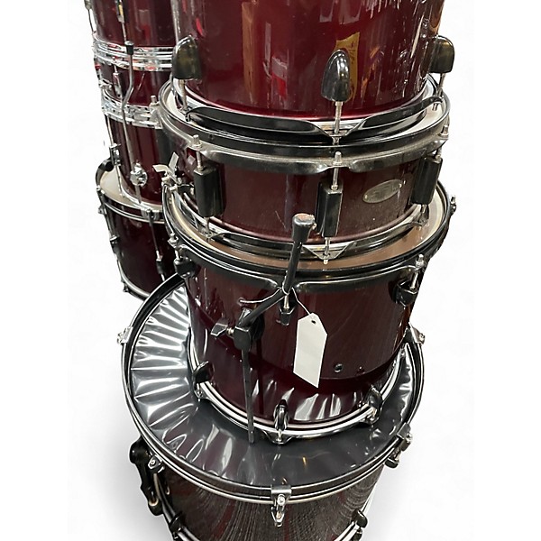Used SPL 5 Piece kicker complete with cymbals and hardware RED Drum Kit