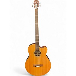Used Fender gb-41sce Natural Acoustic Bass Guitar