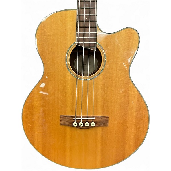 Used Fender gb-41sce Natural Acoustic Bass Guitar