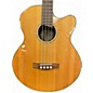 Used Fender gb-41sce Natural Acoustic Bass Guitar