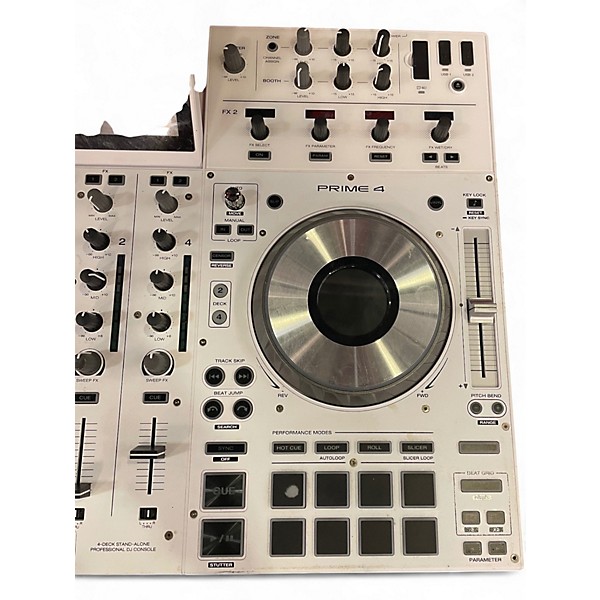 Used Denon DJ PRIME 4 WHITE EDITION DJ Controller
