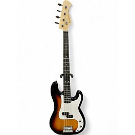 Used Donner Standard Series P Bass 2 Tone Sunburst Electric Bass Guitar