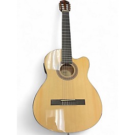 Used Lucero LC100CE Natural Classical Acoustic Electric Guitar