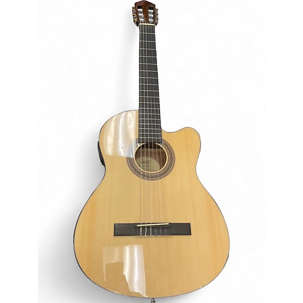 Used Lucero LC100CE Natural Classical Acoustic Electric Guitar