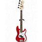 Used Squier Mini Precision Red Electric Bass Guitar thumbnail